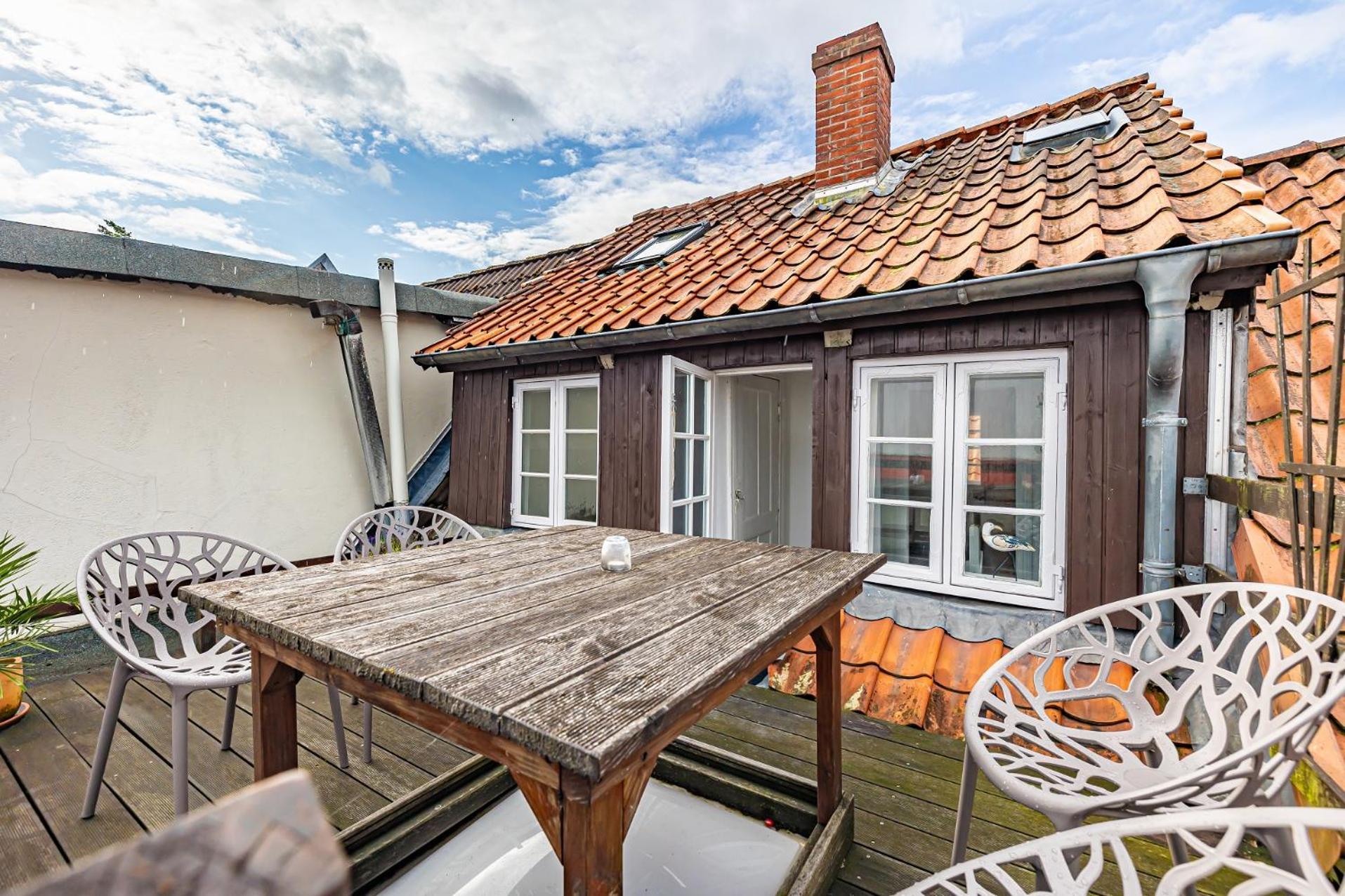Fewo1846 - Kaete-Lassen-Huus - Uriges Haeuschen Auf 3 Ebenen Mit Dachterrasse Am Hafen Flensburgo Esterno foto