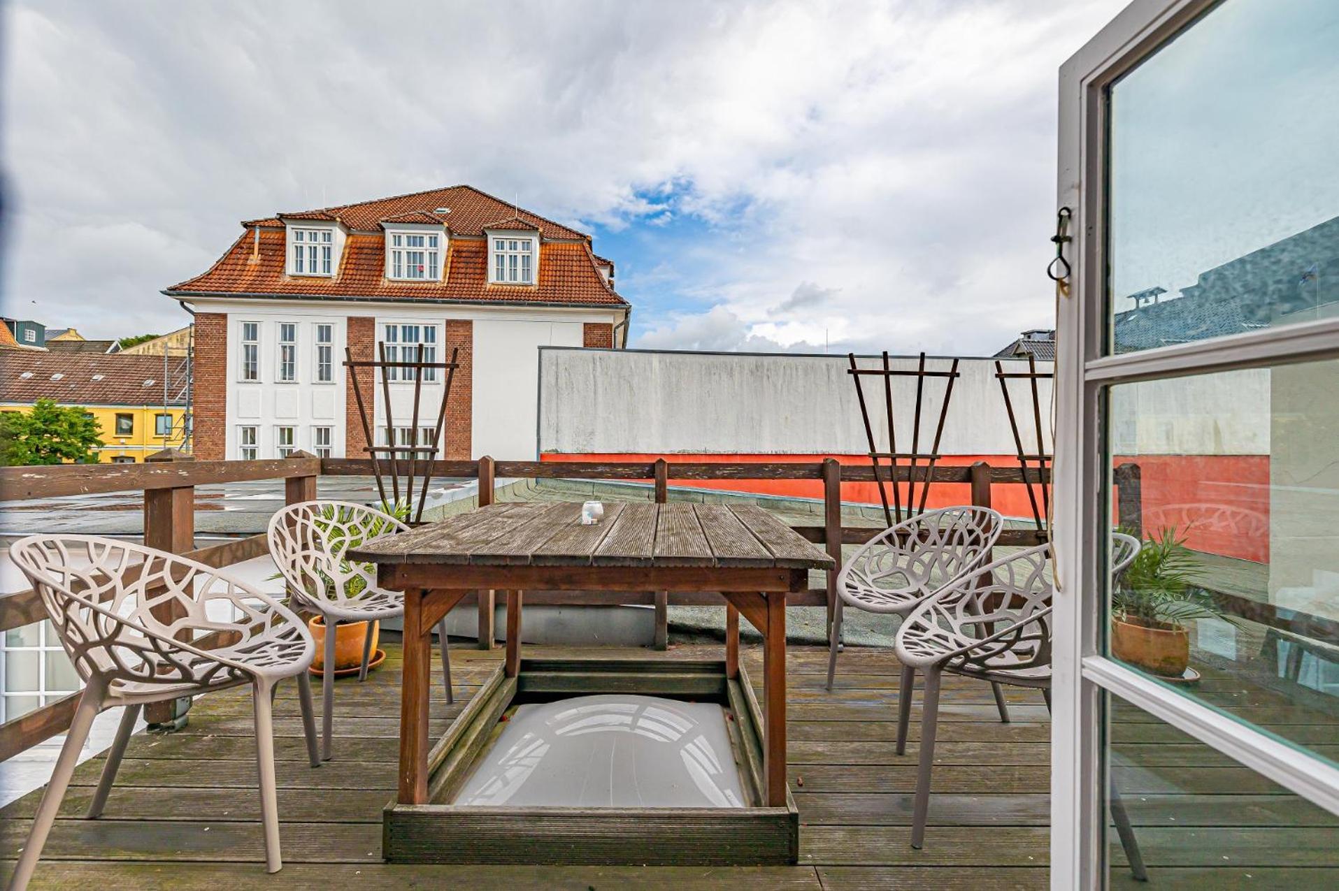 Fewo1846 - Kaete-Lassen-Huus - Uriges Haeuschen Auf 3 Ebenen Mit Dachterrasse Am Hafen Flensburgo Esterno foto